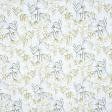 Тканини портьєрні тканини - Декоративна тканина панама Амбре/AMBRA гілочки оливка