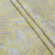 Тканини всі тканини - Жакард Трамонтана жовтий, молочний