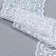 Ткани для пэчворка - Декоративное кружево Ливия цвет белый 16 см