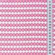 Тканини для спідниць - Батист віскозний принт еліпс рожевий