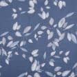 Ткани для сорочек и пижам - Сатин набивной MACOSATEEN листья