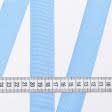 Ткани фурнитура для дома - Репсовая лента Грогрен  т.голубая 32 мм