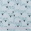 Ткани для декоративных подушек - Жаккард барашки голубые