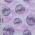 Тканини для декору - Декоративна тканина лонета Кейрок мандала фуксія, фіолетовий