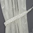 Тканини фурнітура для декора - Підхват для штор Колосок білий, св.сірий, крем 73 см (1шт)