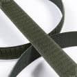 Ткани фурнитура и аксессуары для одежды - Липучка Велкро пришивная жесткая часть цвет хаки 25мм/25м