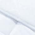 Ткани для верхней одежды - Плащевая Фортуна стеганая с синтепоном 100г/м ромб 7см*7см белый