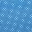 Ткани хлопок смесовой - Декоративная ткань Севилла горох небесно-голубой
