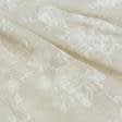 Ткани для тюли - Тюль кисея Бруни розочки белые
