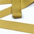 Тканини для прикрас та подарунків - Репсова стрічка Грогрен колір гороховий 31 мм