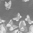 Тканини гардинне полотно (гіпюр) - Гардинне полотно /гіпюр Метелики білий купон (2х сторонній фестон)