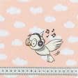 Тканини для дитячої постільної білизни - Бязь набивна дитяча музичний  птах