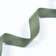 Ткани для дома - Липучка Велкро пришивная жесткая часть цвет хаки зеленый 25мм/25м