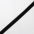 Ткани фурнитура для игрушек - Липучка Велкро пришивная жесткая часть черная  20мм/25м