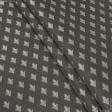 Тканини портьєрні тканини - Декор домінік лілії , т.коричневий