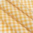 Ткани для столового белья - Ткань скатертная пепита в клетку желтый