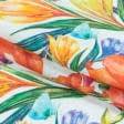 Ткани для декоративных подушек - Декоративная ткань Цветы амариллис мультиколор