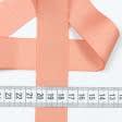 Ткани фурнитура для декора - Репсовая лента Грогрен /GROGREN оранжево-розовая 30 мм