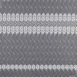 Тканини готові вироби - Тюль вишивка Лунет  молочний з блиском 300/270 см з фестоном (175671)