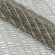 Тканини сітка - Тюль сітка Толмія колір т.оливка з обважнювачем