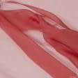 Тканини для хусток та бандан - Шовк-органза червоний