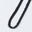 Тканини фурнітура для декора - Шнур окантувальний Корді / CORD колір чорний 7 мм