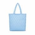 Ткани сумка шоппер - Сумка "Winter Coat" "ТаKа Sumka плащевка голубая длина ручки 50см