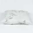 Тканини подушки - Подушка жакард Гілочки листочків св.сіра 45х45 (137981)