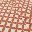 Ткани для римских штор - Декоративная ткань Арена Аквамарин оранжевая