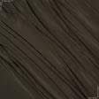 Тканини лакоста - Крепдешин темно-коричневий