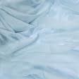 Ткани гардинные ткани - Тюль Вуаль-шелк голубой мел с утяжелителем