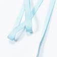 Тканини для дому - Репсова стрічка Грогрен колір бірюзово-блакитна 10 мм