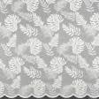 Тканини гардинні тканини - Гардинне полотно /гіпюр Пальмове листя шампань