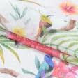 Тканини гардинні тканини - Тюль Тенда колібрі квіти з обважнювачем