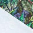 Тканини для декору - Декоративна тканина лонета Джунглі зелений, салатовий