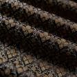 Ткани для портьер - Декор жаккард Рио лилия коричнев.медь