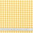 Тканини скатертини - Скатертина "ПЕПІТА" клітинка жовтий абрикос 140/180 см