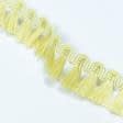 Тканини бахрома - Бахрома пензлик  КІРА блиск / жовтий 30 мм (25м)