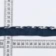 Тканини шнур декоративний - Шнур окантувальний Корді колір біло-синій 6 мм