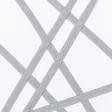 Тканини для декору - Декоративна кіперна стрічка ялинка сіра 15 мм