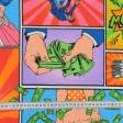Тканини бавовна - Тканина рушникова вафельна набивна комікси