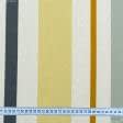 Тканини портьєрні тканини - Декор смужка мєдічі горох,св.сірий/т.сірий/бузок