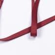 Тканини фурнітура для декора - Репсова стрічка Грогрен /GROGREN колір вишня 10 мм
