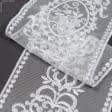 Тканини для скрапбукінга - Декоративне мереживо Дакія білий  11.5 см