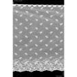 Тканини гардинне полотно (гіпюр) - Гард пол фіранка листочок білий