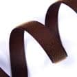 Тканини для одягу - Липучка Велкро пришивна жорстка коричнева 20мм/25м