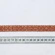 Ткани фурнитура для декора - Тесьма Бриджит широкая цвет св.медь-терракот 15 мм