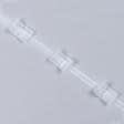 Ткани фурнитура для дома - Тесьма шторная Бантоваые складки прозрачная КС-1:2 26мм±0.5мм/200м