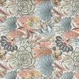 Тканини портьєрні тканини - Декоративна тканина паола квіти/paola сірий
