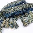 Тканини фурнітура для декора - Бахрома імеджен китиця синьо-блакит